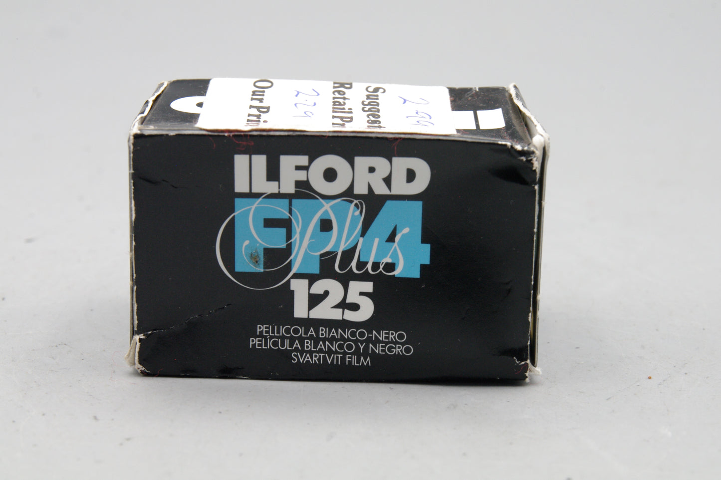 Ilford FP4 35mm 125ASA 24‑Exp Film – Expired Aug 1998 – B&W  Sealed