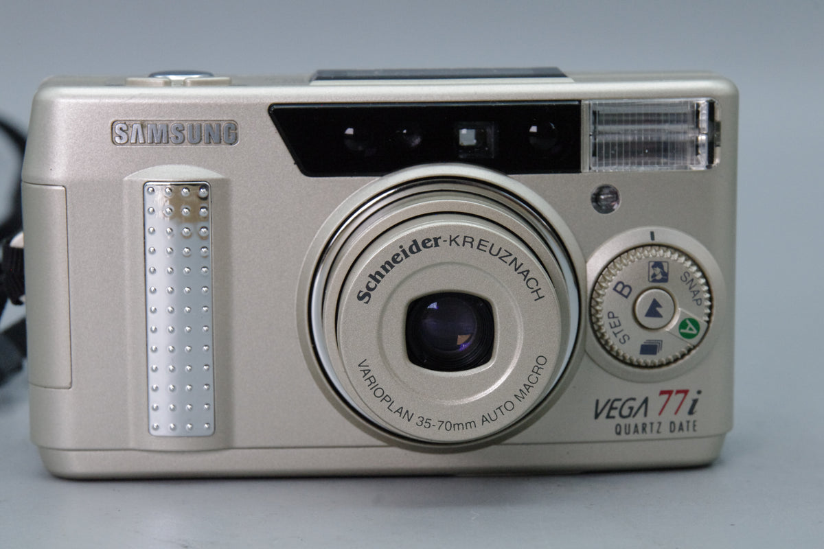 Samsung Vega 77i 35mm Compact Camera – Tested & Working – Boxed VGC