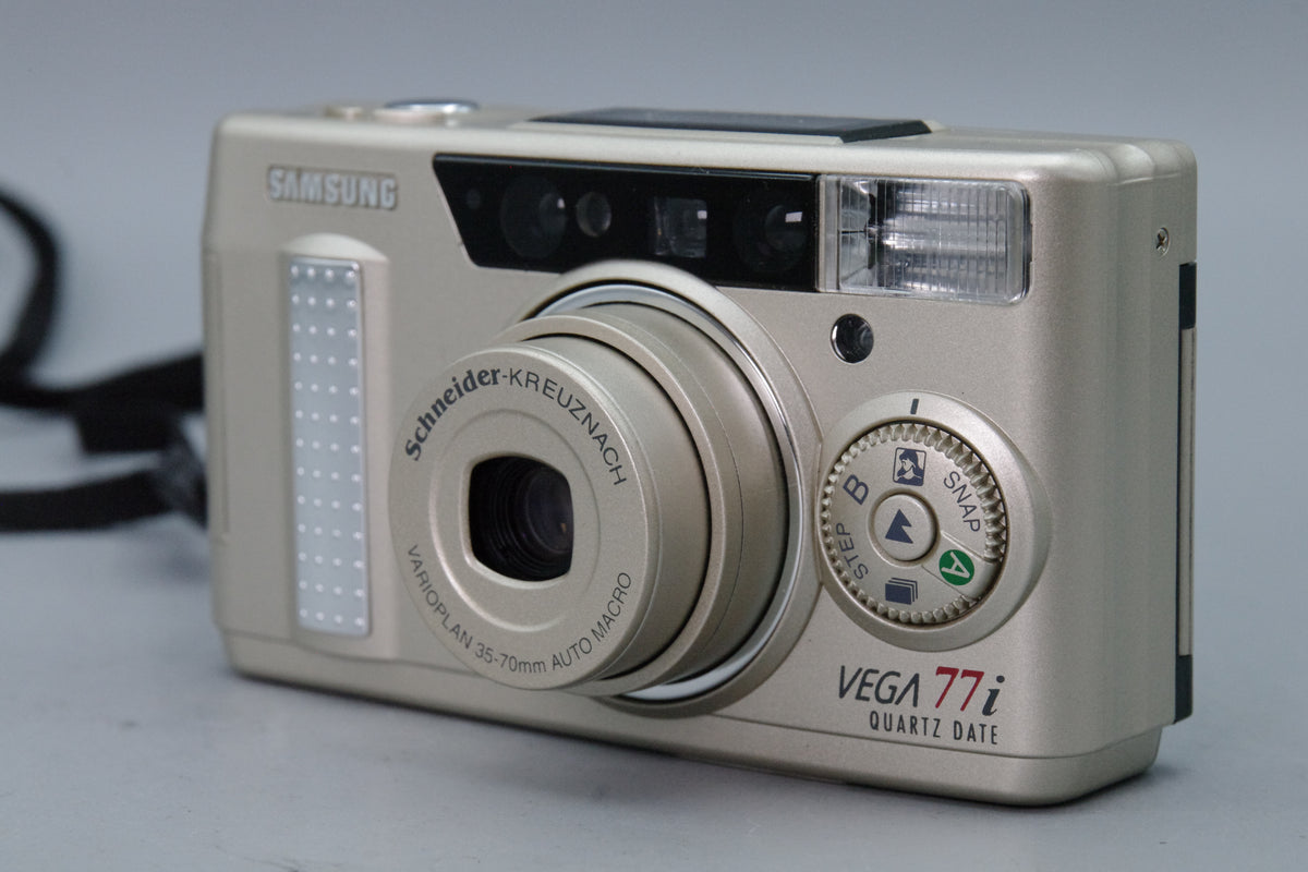 Samsung Vega 77i 35mm Compact Camera – Tested & Working – Boxed VGC