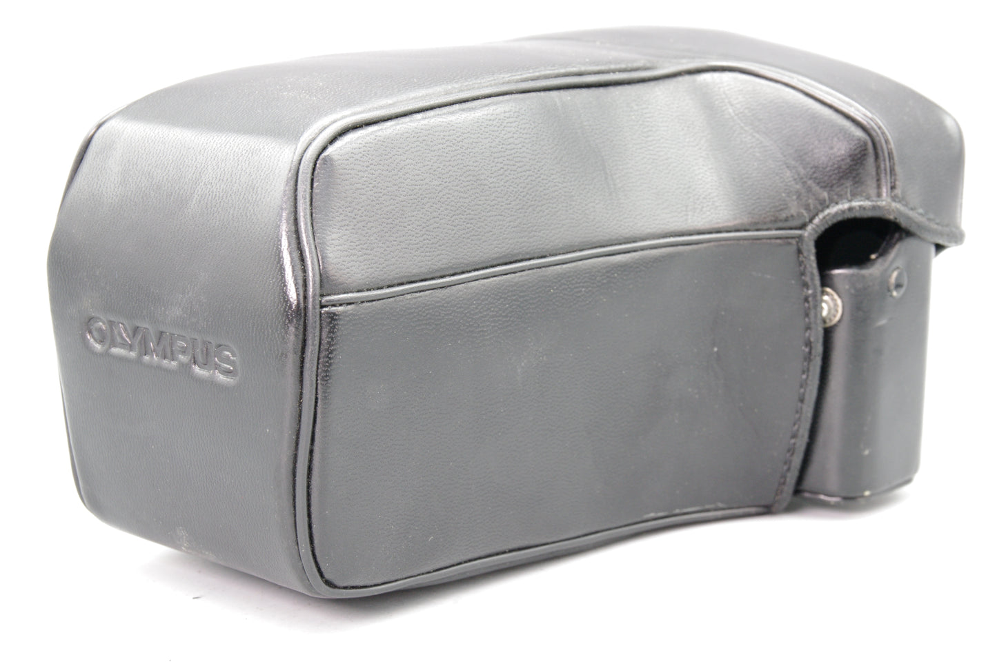 Olympus OM‑Series Black Leather Case – For Longer Lenses