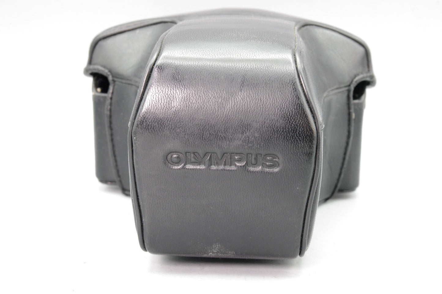 Olympus OM‑Series Black Leather Case – For Longer Lenses