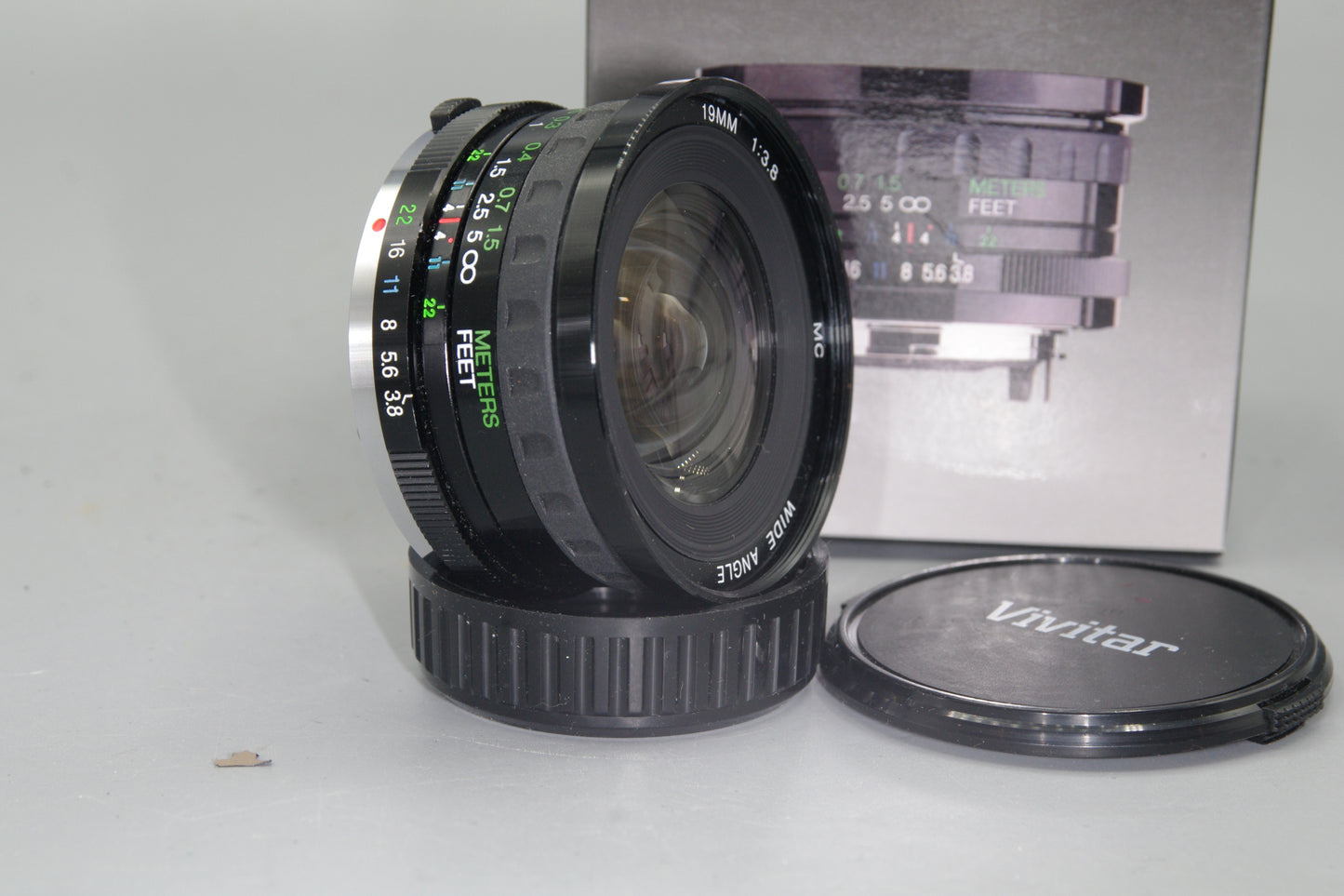 Vivitar 19mm F/3.8 Ultra Wide Angle Lens - Olympus OM Mount - Excellent