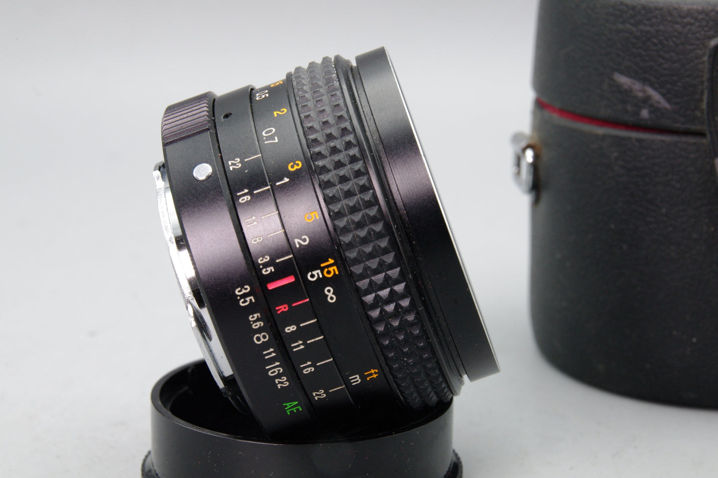 Konica Hexanon AR 28mm f3.5 Lens AR Mount Wide Angle VGC with Case