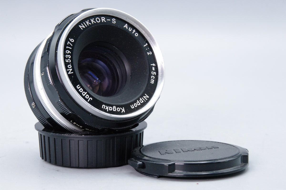 Nippon Kogaku Nikkor-S 5cm F2 Lens F Mount - Very Good
