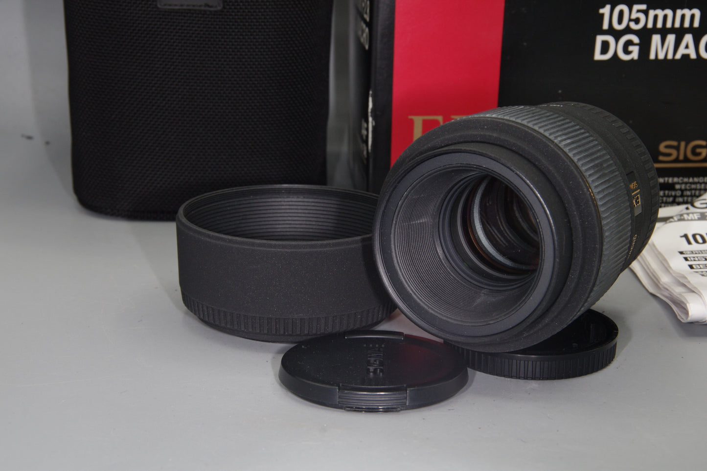 Sigma 105mm f/2.8 DG Macro Lens –  Four Thirds Mount – Boxed – Excellent
