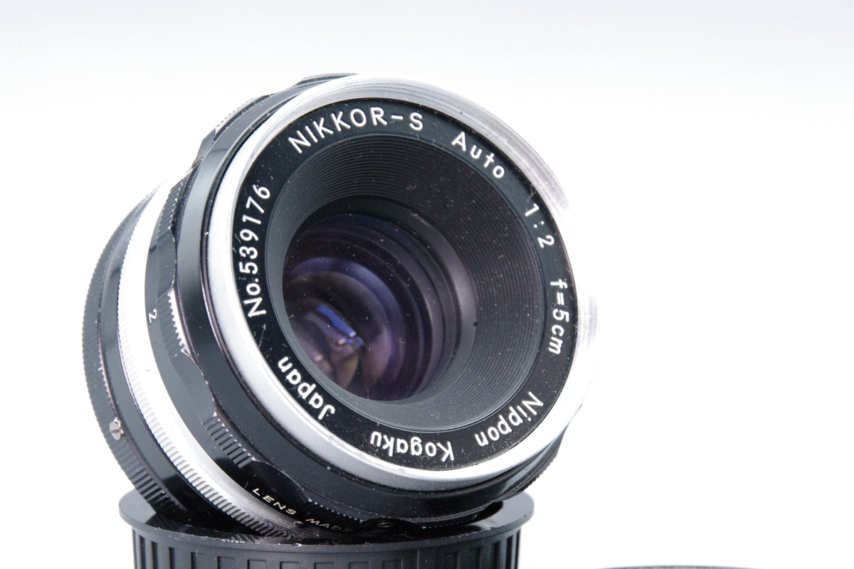 Nippon Kogaku Nikkor-S 5cm F2 Lens F Mount - Very Good