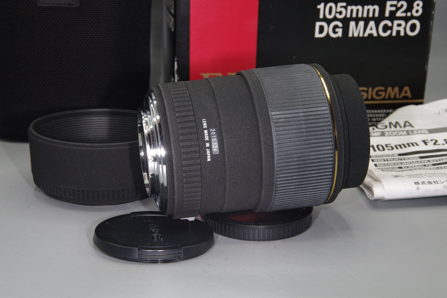 Sigma 105mm f/2.8 DG Macro Lens –  Four Thirds Mount – Boxed – Excellent