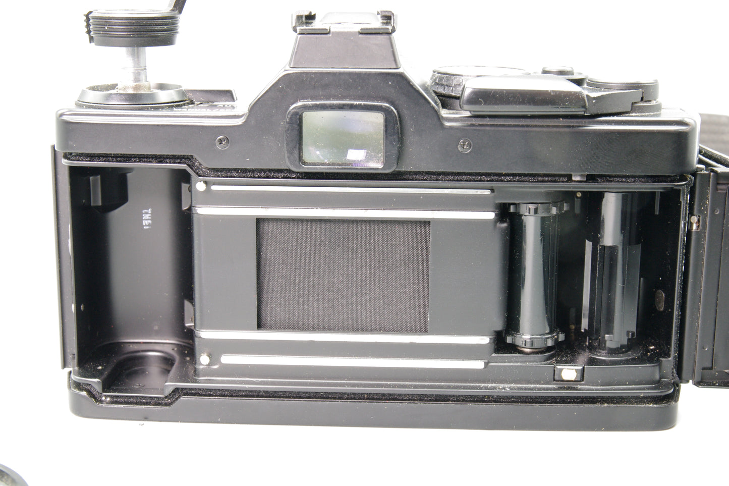 Olympus OM-2 Spot/Program 35mm SLR + 50mm f/1.8 Lens + New batteries