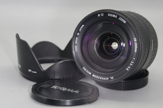 Sigma AF 28-200mm F/3.5-5.6 DL Hyperzoom Macro Lens - Canon EF Mount - Excellent