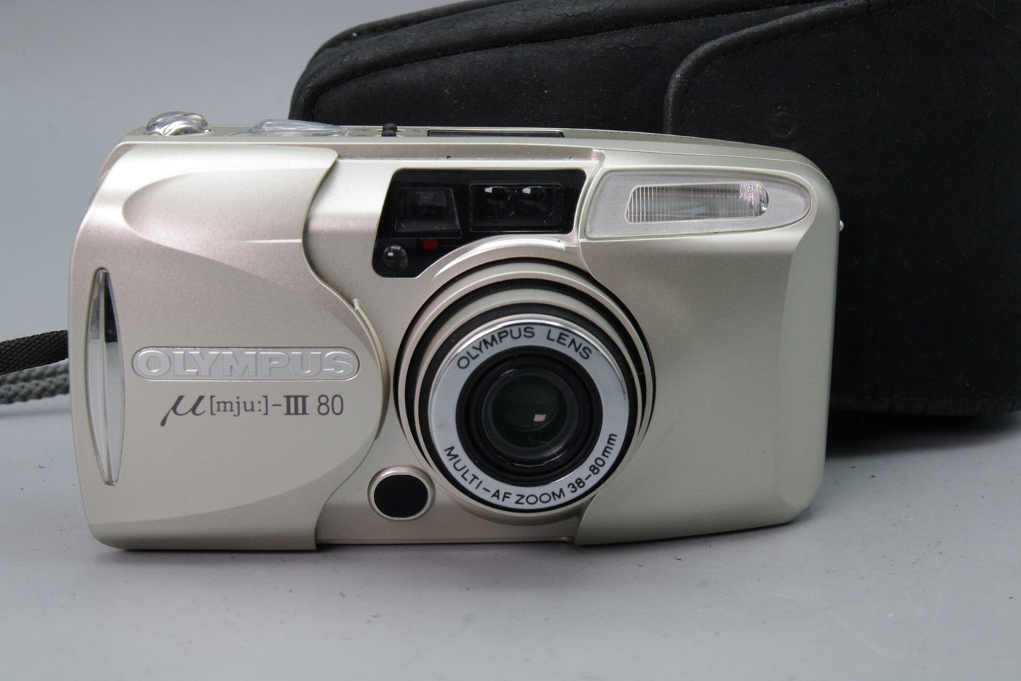 Olympus MJU III Zoom 80 35mm Film Camera – Compact All Weather - Excellent