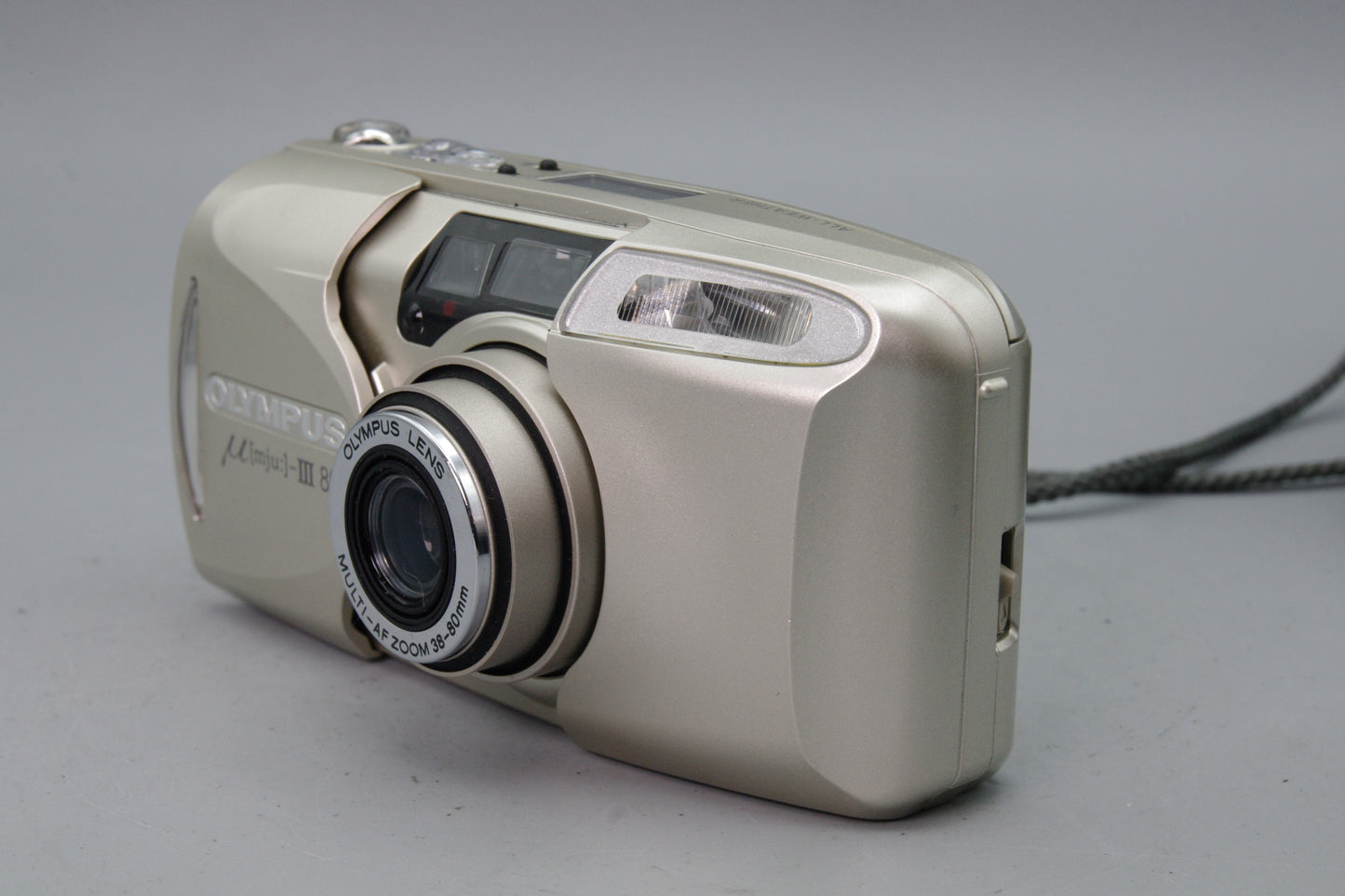 Olympus MJU III Zoom 80 35mm Film Camera – Compact All Weather - Excellent