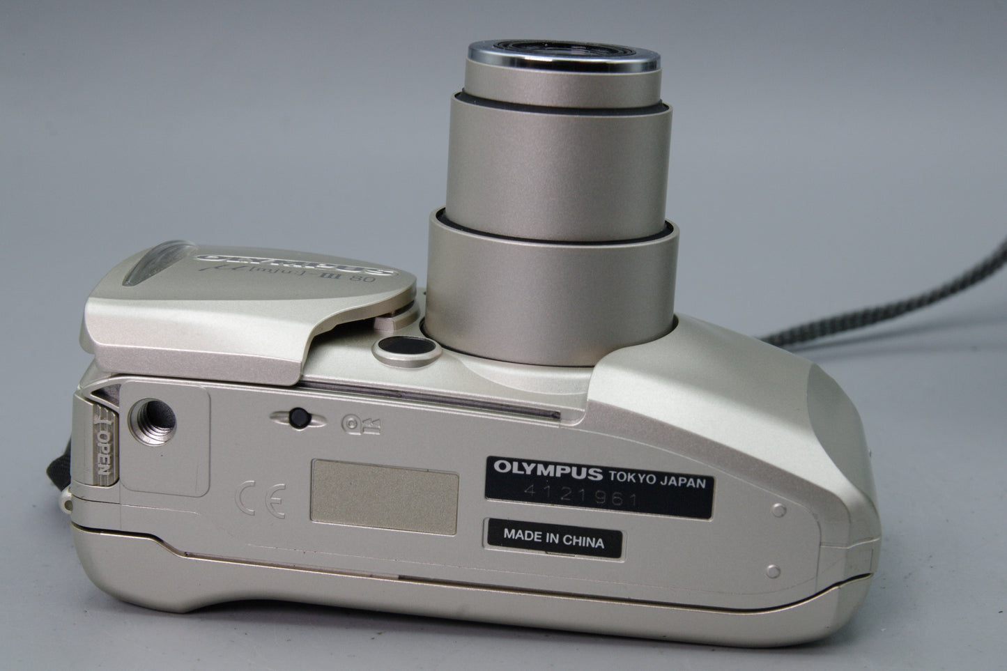 Olympus MJU III Zoom 80 35mm Film Camera – Compact All Weather - Excellent