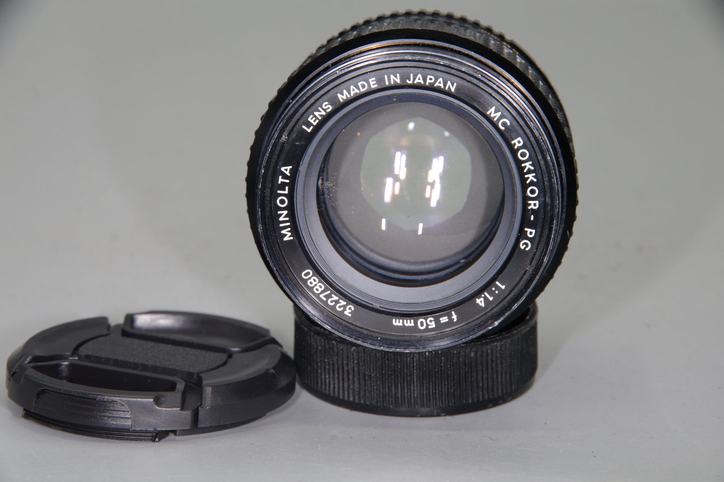 Minolta MC Rokkor-PG 50mm f/1.4 Lens – MD Mount – Manual Focus