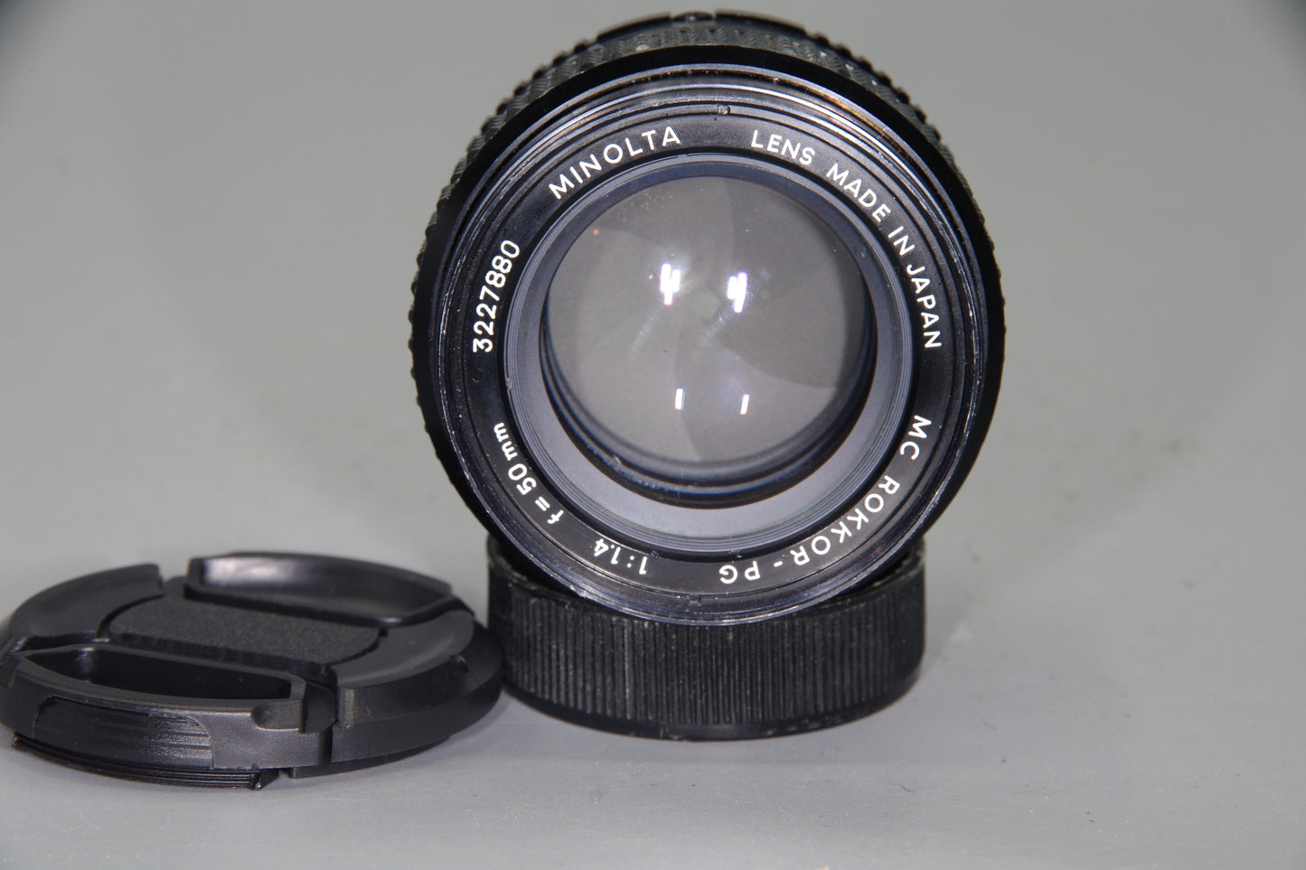 Minolta MC Rokkor-PG 50mm f/1.4 Lens – MD Mount – Manual Focus