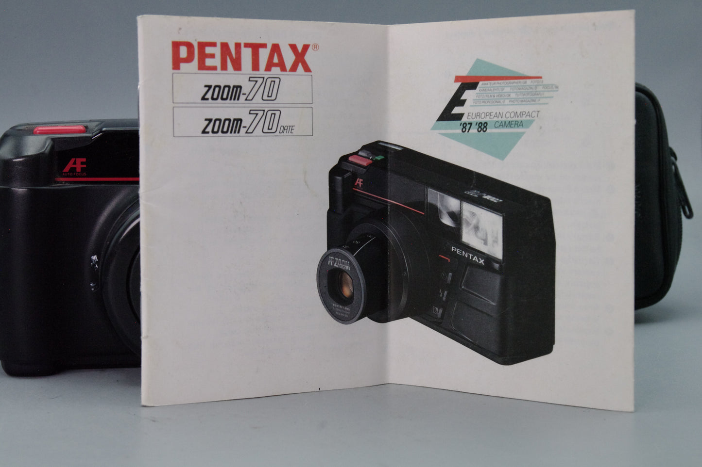 Pentax Zoom 70S 35mm Film Camera – Tested & Working – Very Good Condition