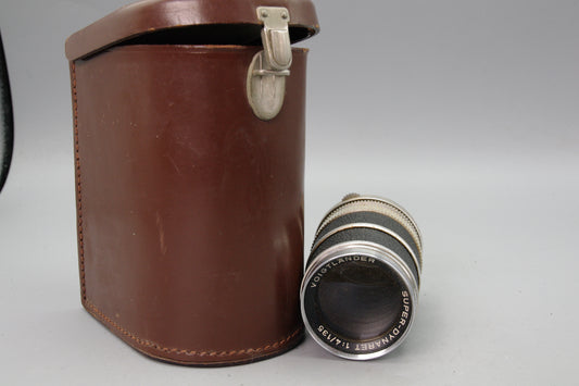 Voigtlander Super‑Dynarex 135mm f/4 Lens – DKL – Fungus Present