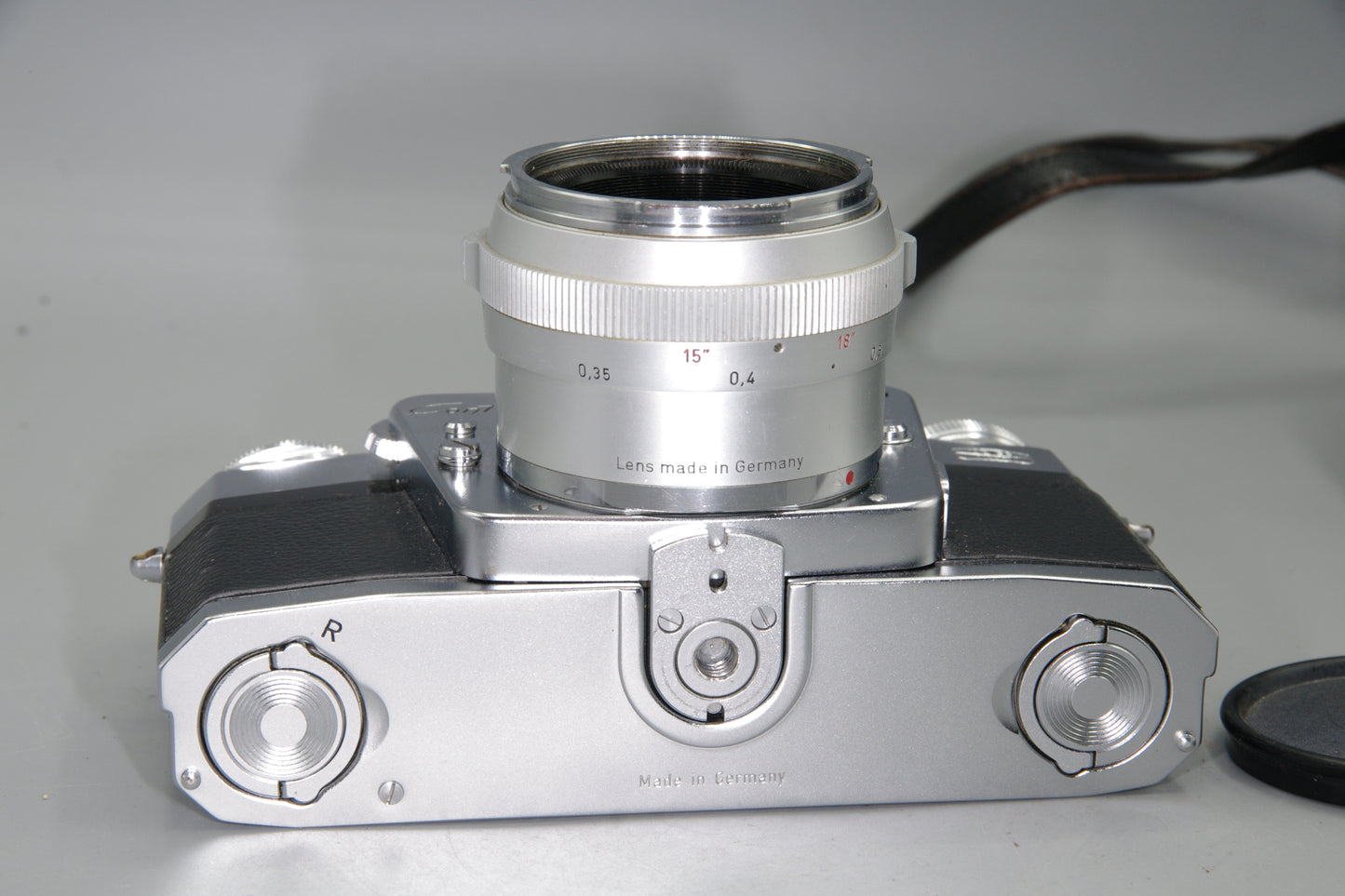Zeiss Ikon Contarex Bullseye Camera with Planar 50mm f/2 and Case