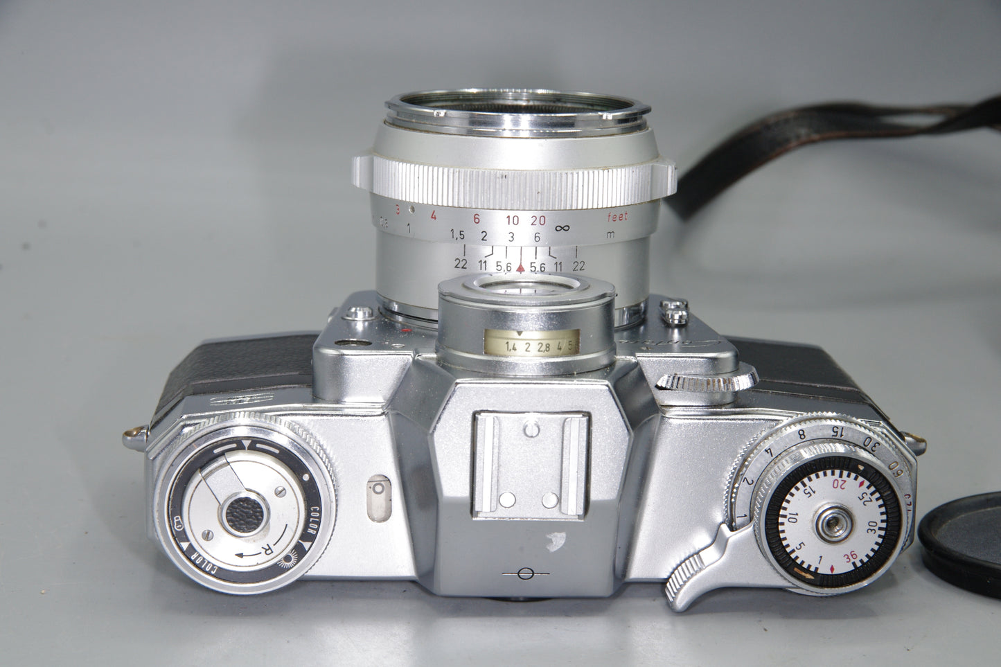 Zeiss Ikon Contarex Bullseye Camera with Planar 50mm f/2 and Case