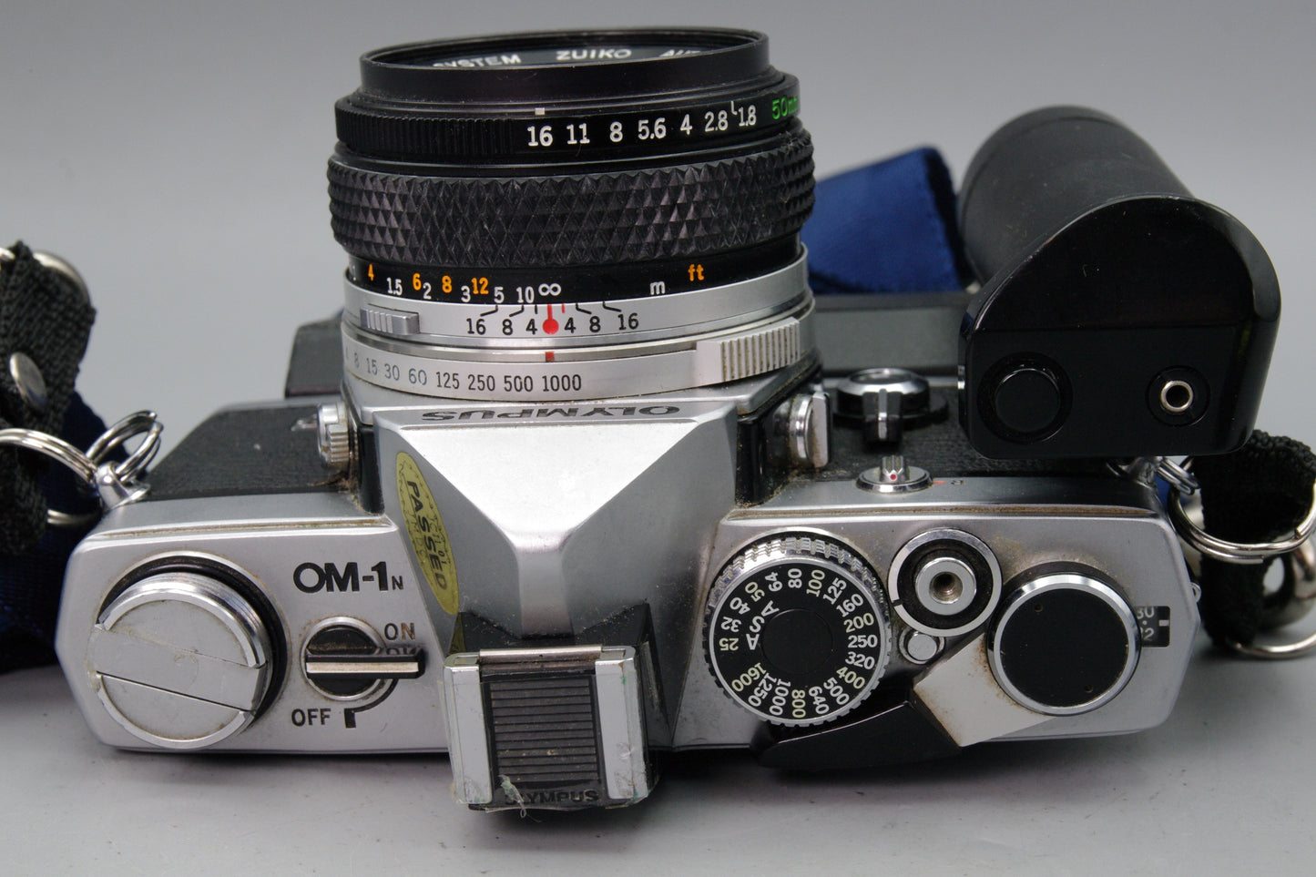 Olympus OM‑1N with Zuiko 50mm Lens and Winder - Very Good Working Condition