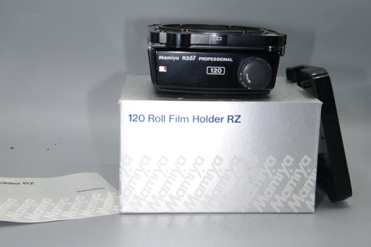 Mamiya RZ67 120 Roll Film Back / Holder in Original box