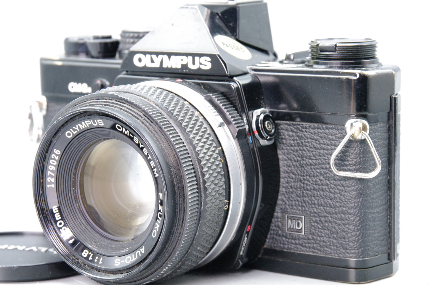 Olympus OM-2N Black 35mm SLR + F.Zuiko 50mm f/1.8 Lens – Tested & Working