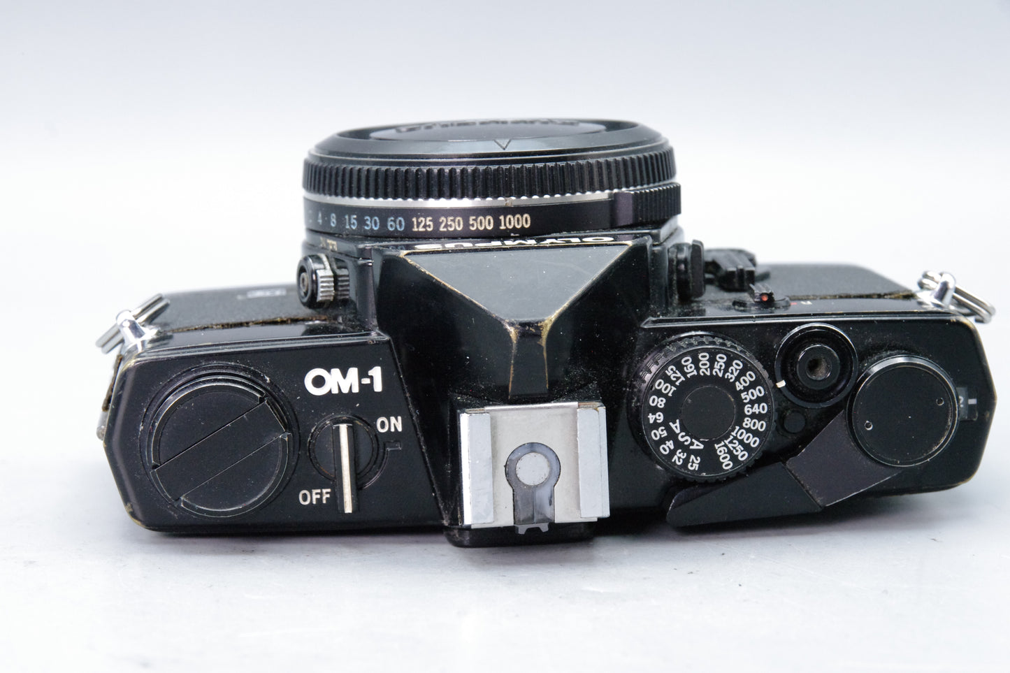 Olympus OM‑1 Black 35mm SLR Film Camera – Tested & Working – Very Good Condition