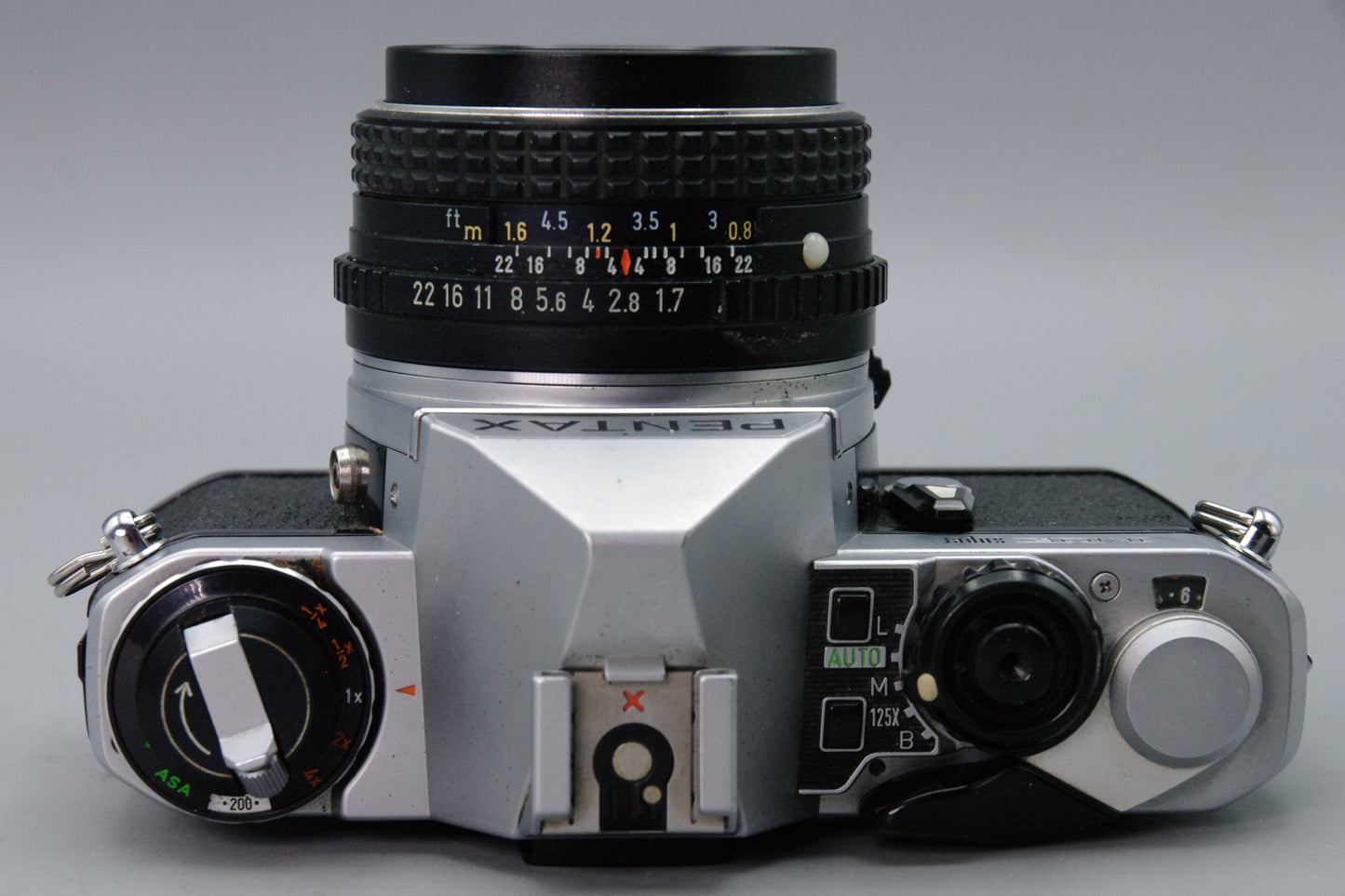 Pentax ME Super 35mm SLR + Pentax‑M 50mm f/1.7 Lens – Tested – Batteries – VGC