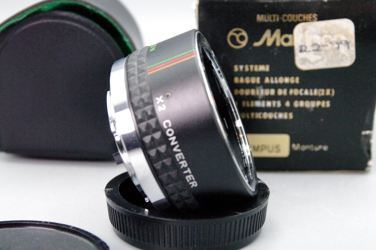 Makinon 2X Teleconverter – Olympus OM Mount – Boxed – Excellent Condition
