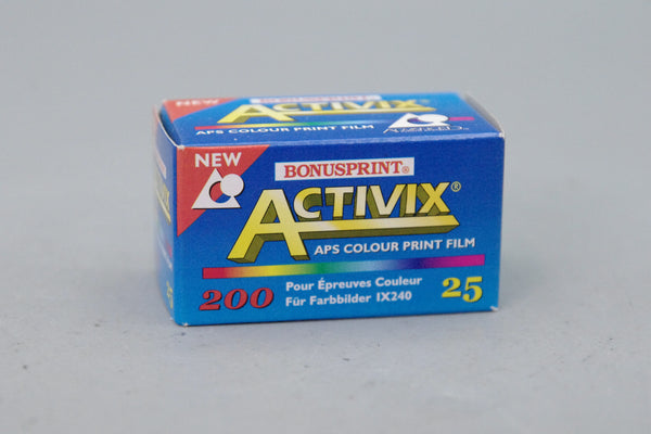 Bonusprint Activix 200 APS Film 25exp – Exp 06/2005 – Boxed Sealed – Excellent