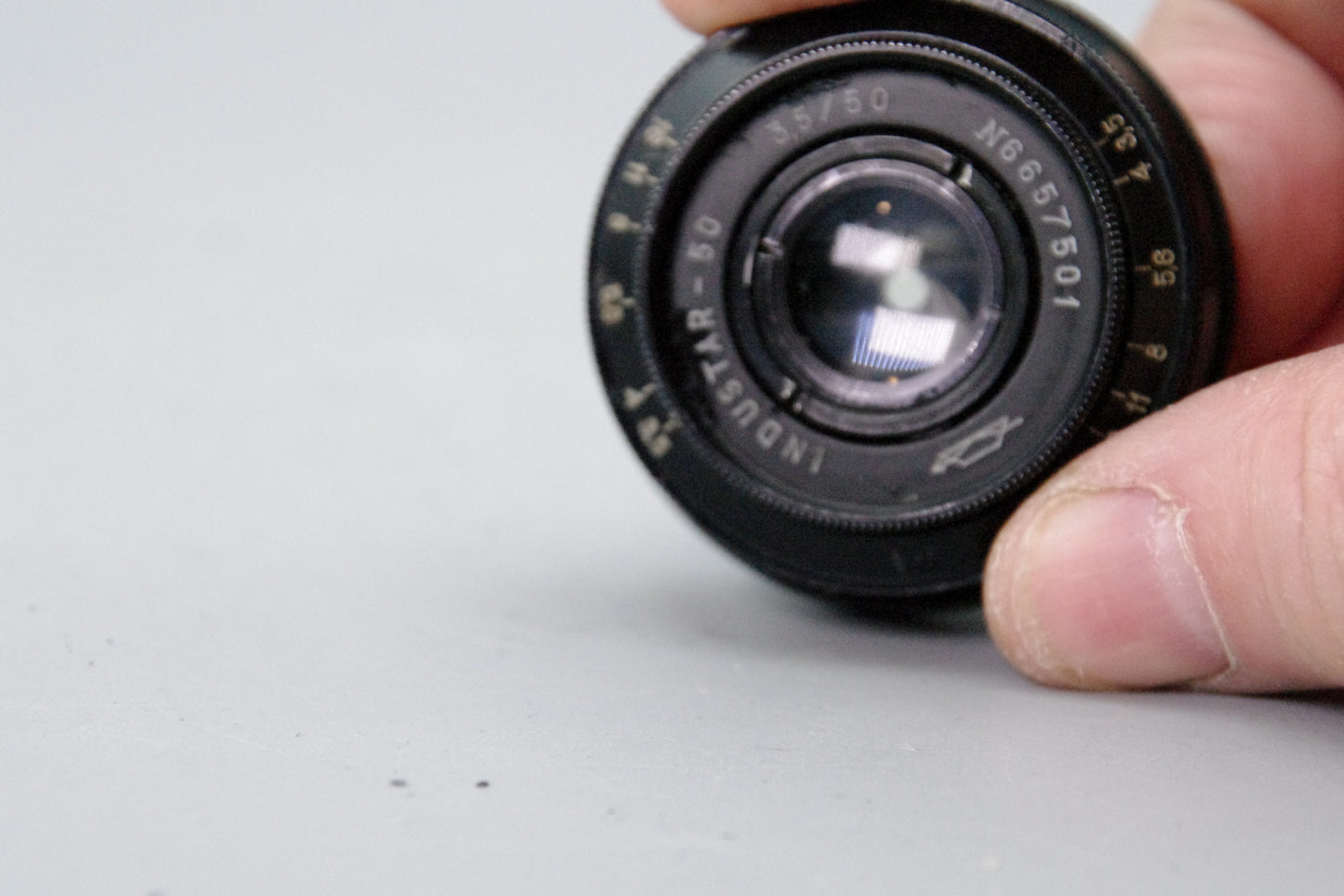 Industar‑50 50mm f/3.5 M39 Lens – Soviet Prime – Surface Marks