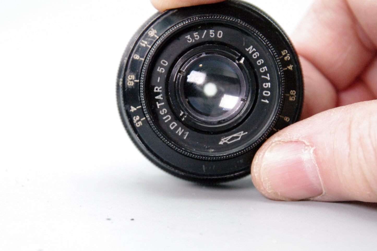 Industar‑50 50mm f/3.5 M39 Lens – Soviet Prime – Surface Marks