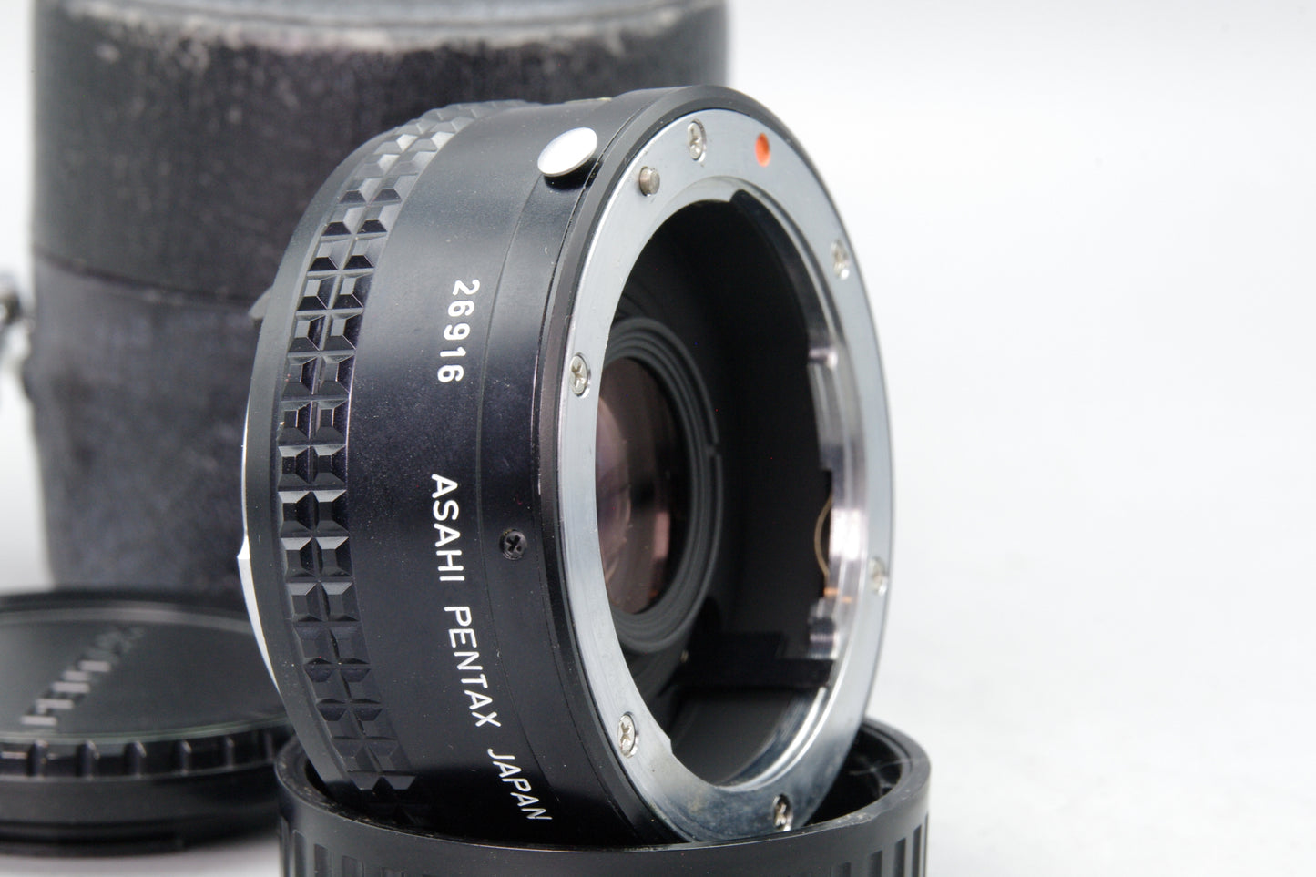 Asahi Pentax Rear Converter K T6‑2A – 2× Teleconverter – With Case – Excellent