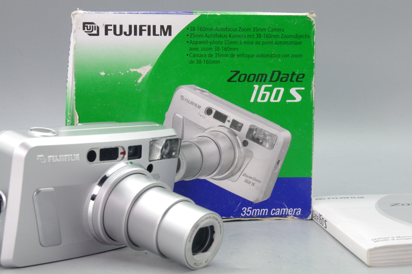 Fujifilm Zoom Date 160S 35mm Compact Film Camera – Boxed – Excellent Condition