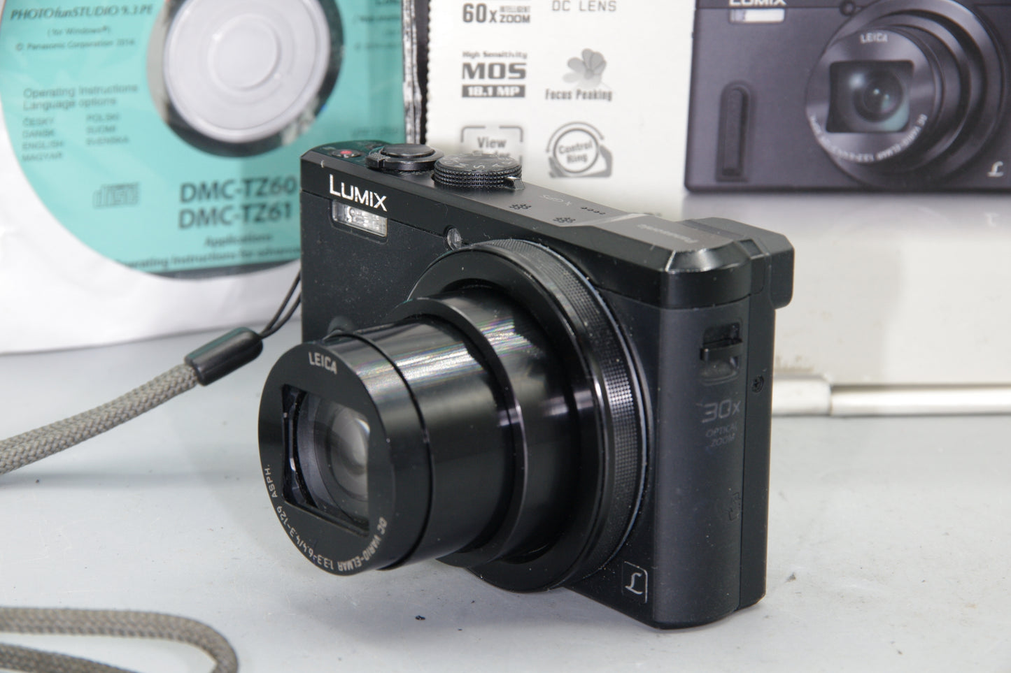 Panasonic Lumix DMC-TZ60 – Boxed – 18.1MP – Leica 30x Zoom – GPS  Wi-Fi