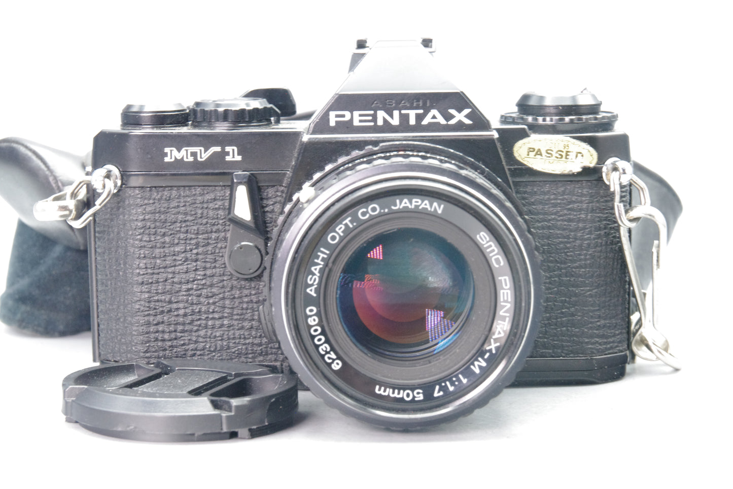 Pentax MV1 35mm SLR with Pentax‑M 50mm F/1.7 Lens – Black – Excellent Condition