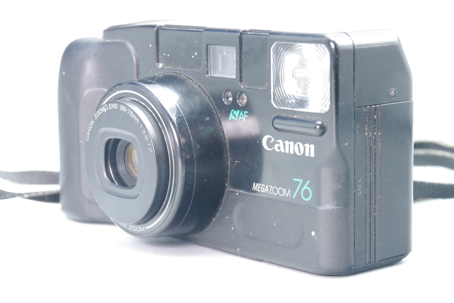 Canon Sure Shot Mega Zoom 76 35mm Film Camera – Tested – Very Good Condition