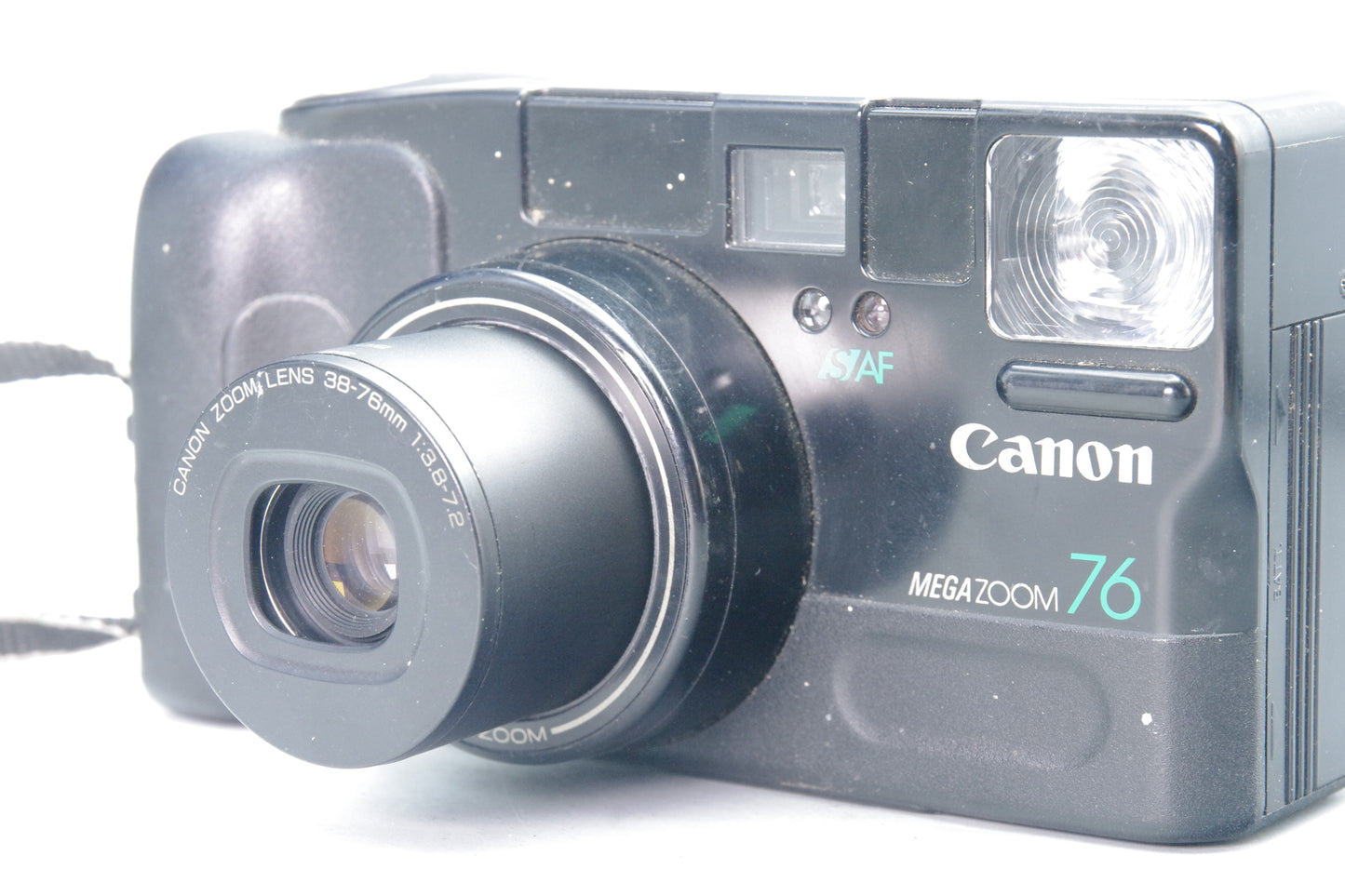 Canon Sure Shot Mega Zoom 76 35mm Film Camera – Tested – Very Good Condition