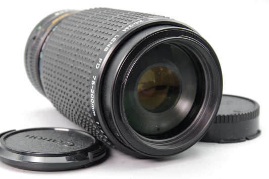 Canon FD 75–200mm f/4.5 Zoom Lens – Macro Mode – Vintage Telephoto