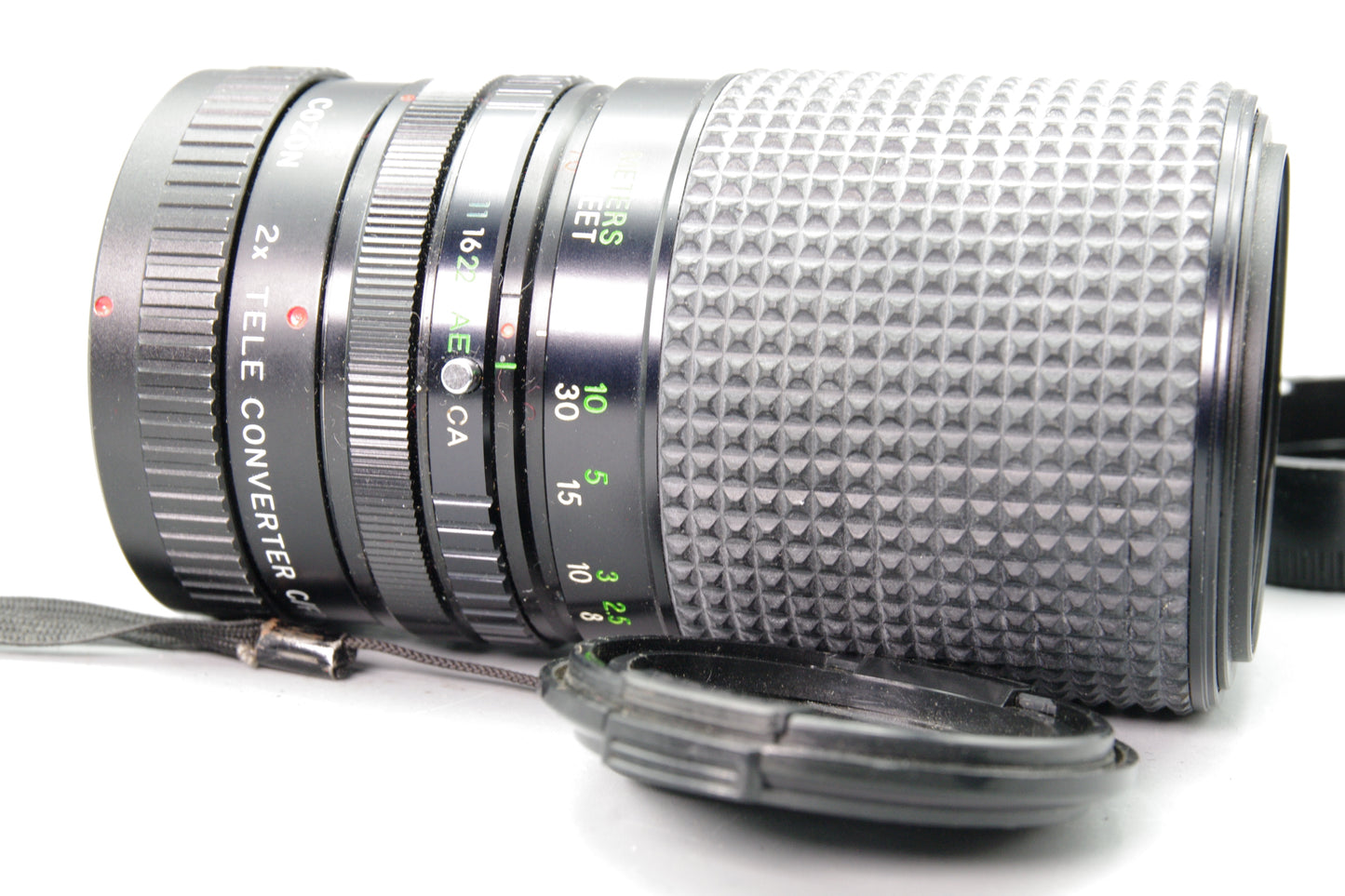 Centron 70–210mm f/4–5.6 FD Lens + 2× Teleconverter – Excellent Condition