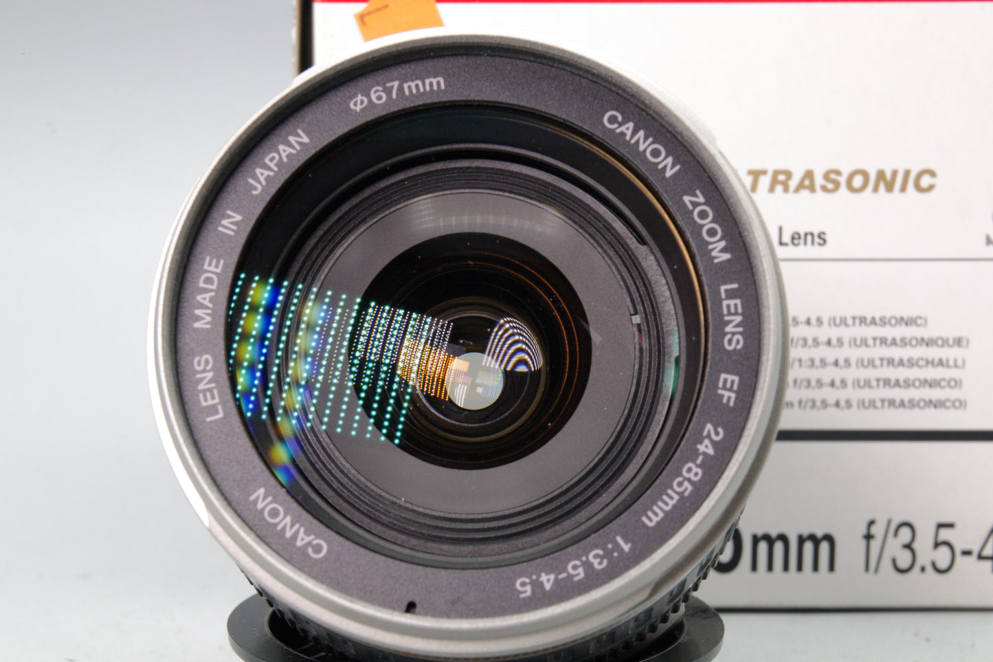 Canon EF 24‑85mm f/3.5‑4.5 USM Lens Silver – Boxed – MF Only – Very Good