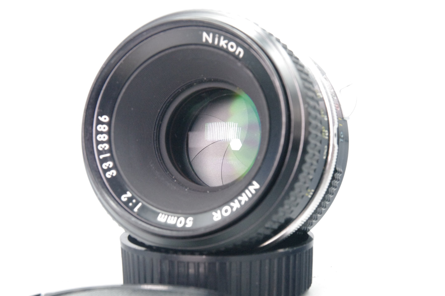 Nikon Nikkor 50mm f/2 Pre‑AI Lens – Nikon F Mount – Manual Focus – Excellent