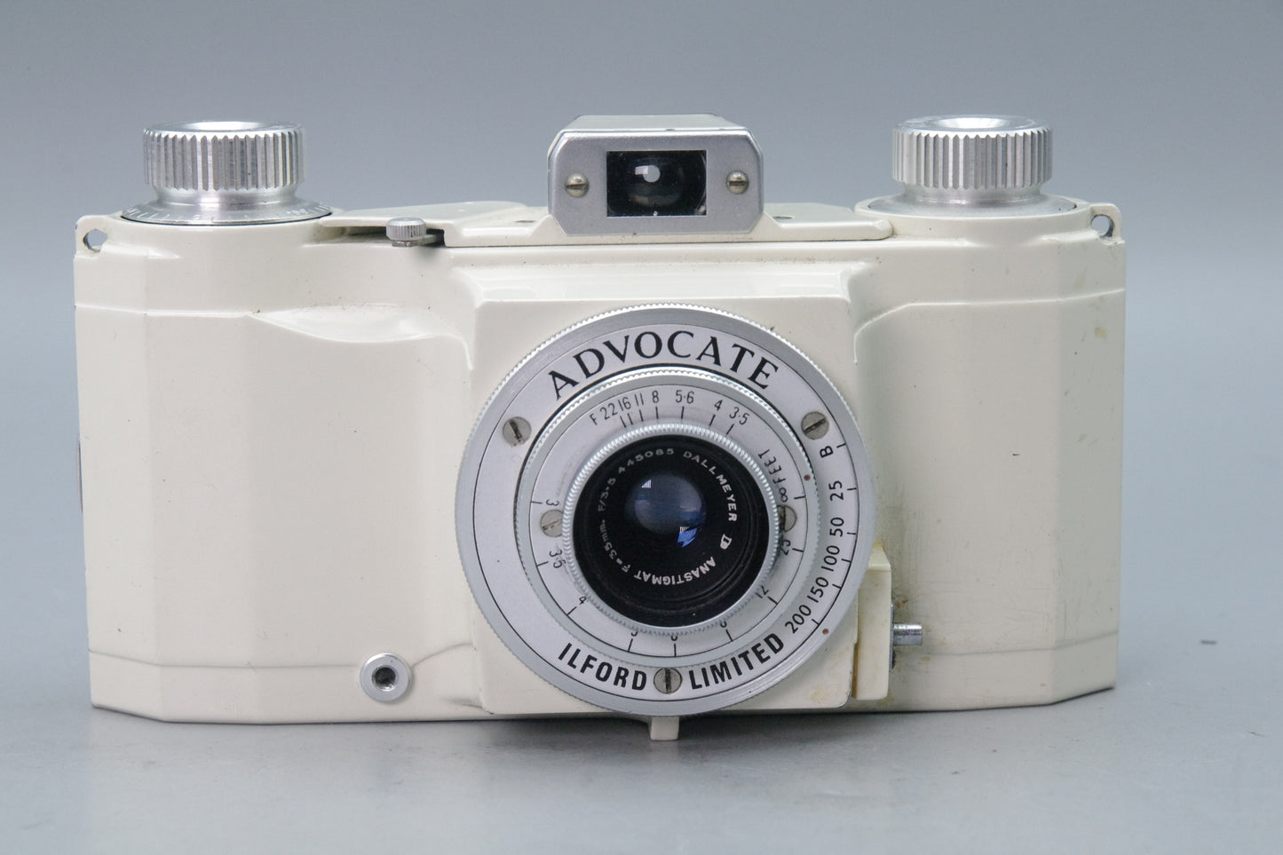 Ilford Advocate Series II 35mm Camera Dallmeyer 35mm f3.5 Lens - Serviced