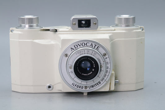 Ilford Advocate Series II 35mm Camera Dallmeyer 35mm f3.5 Lens - Serviced