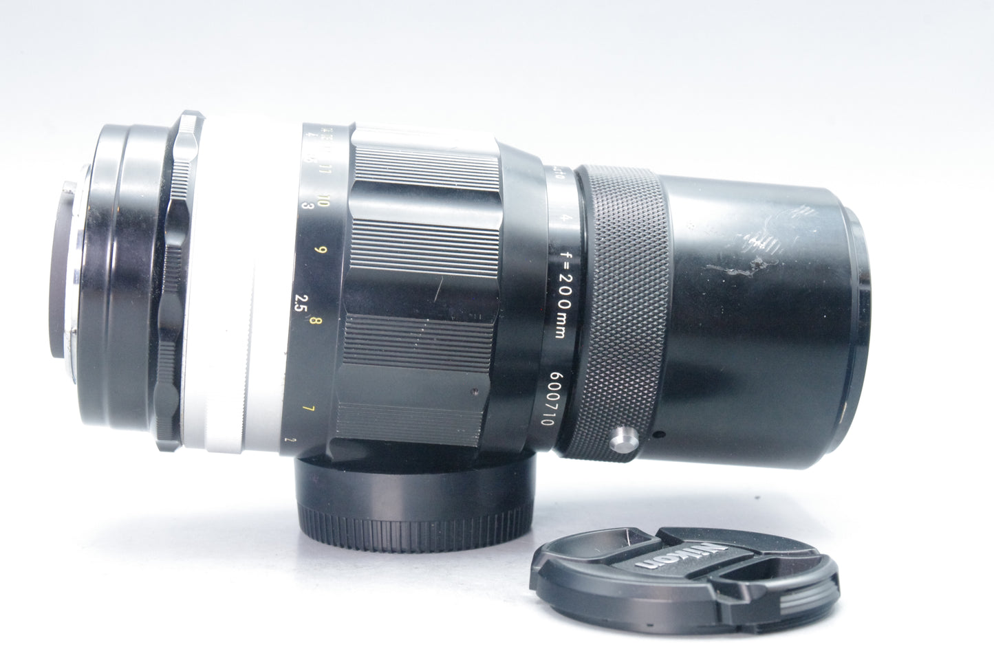 Nikon Nikkor‑Q.C 200mm f/4 Pre‑AI Lens – Nikon F Mount – Fungus – Very Good