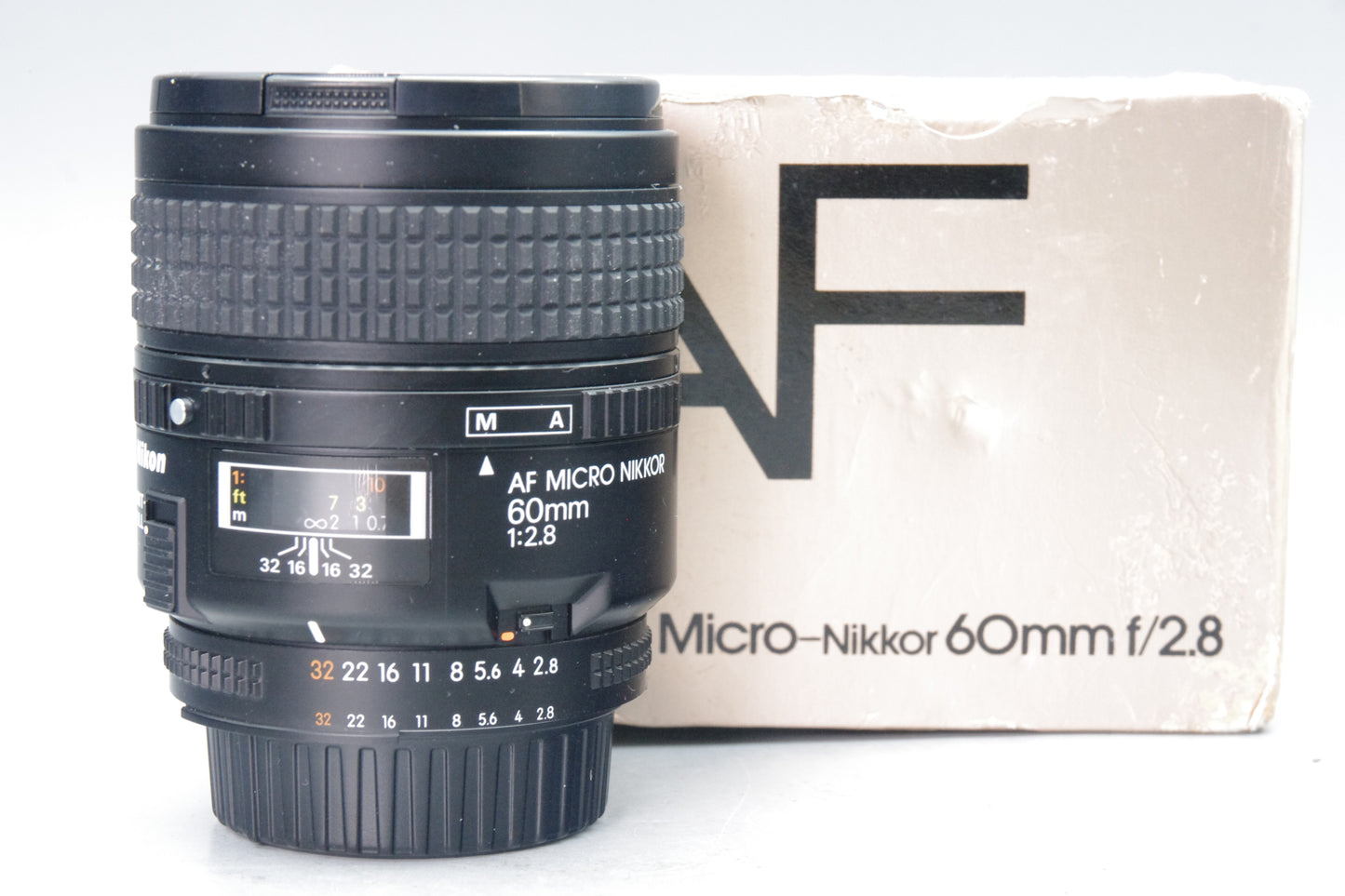 Nikon AF Micro Nikkor 60mm f/2.8 Lens Boxed – Tested, Excellent