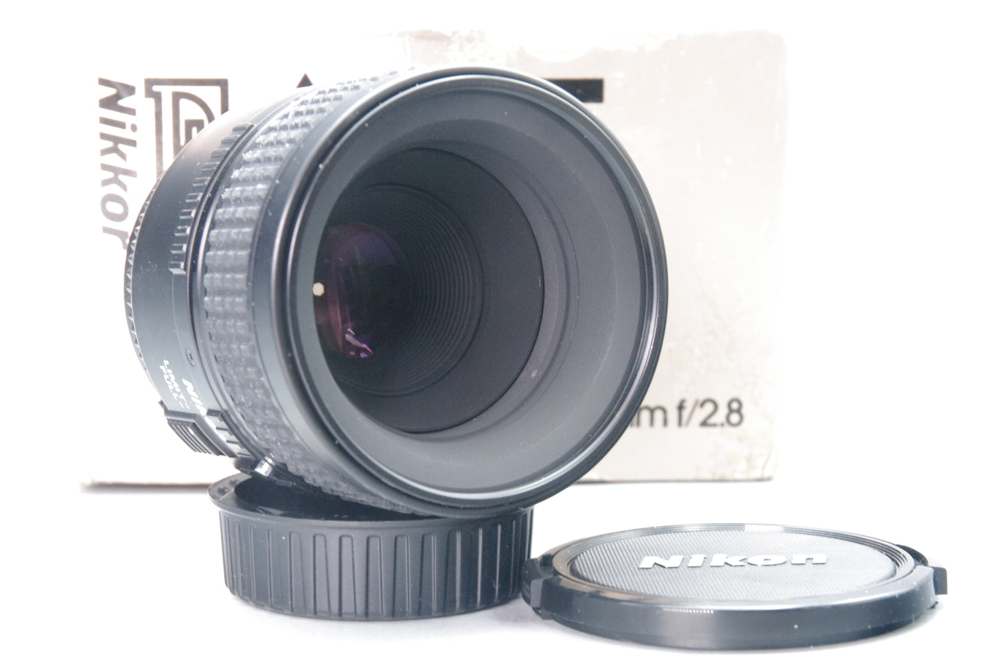 Nikon AF Micro Nikkor 60mm f/2.8 Lens Boxed – Tested, Excellent