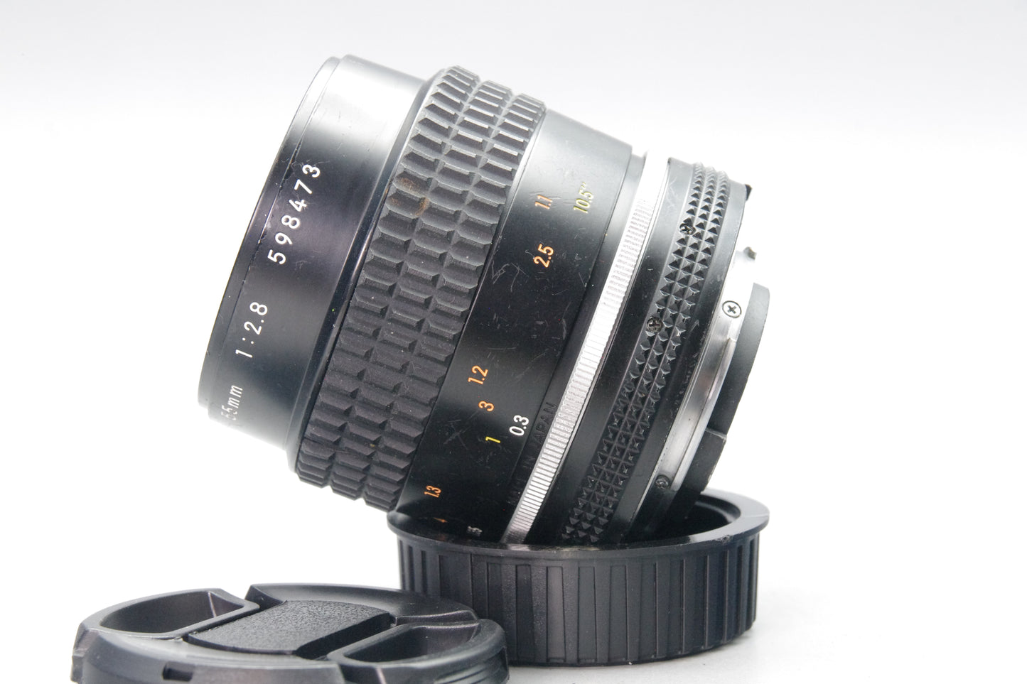 Nikon Micro‑Nikkor 55mm f/2.8 AI‑S Lens – Nikon F Mount – With Caps – Excellent