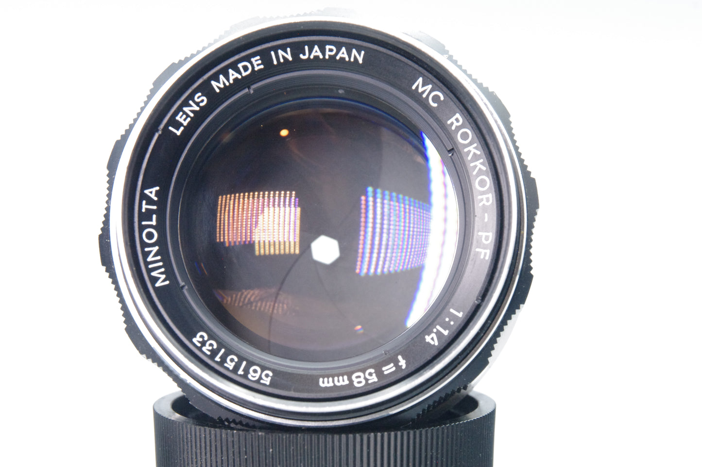 Minolta MC Rokkor-PF 58mm F1.4 Lens – MD Mount – Excellent Serviced