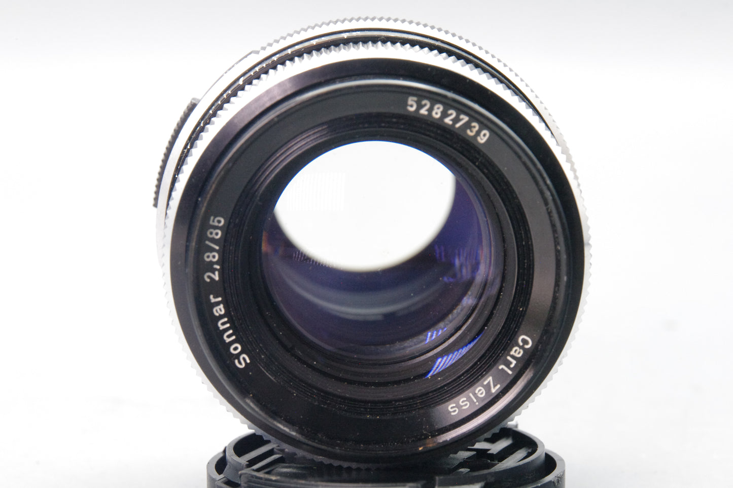 Carl Zeiss Sonnar 85mm f/2.8 Lens – QBM Mount – Cleaned – Etching Marks – VGC