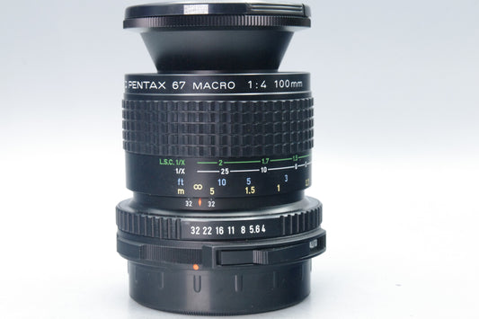SMC Pentax 67 Macro 100mm f/4 Lens – Medium Format – Tested – Very Good